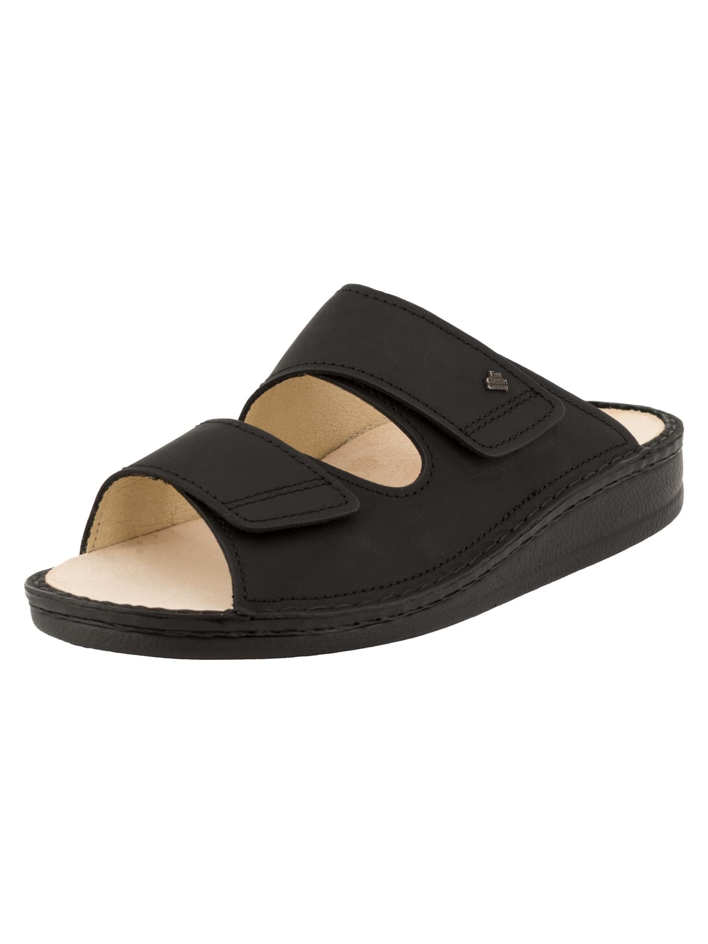 Finn Comfort Muiltjes 'RIAD' in Zwart: voorkant