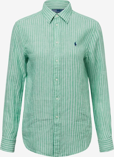 Polo Ralph Lauren Bluse in grün / weiß, Produktansicht