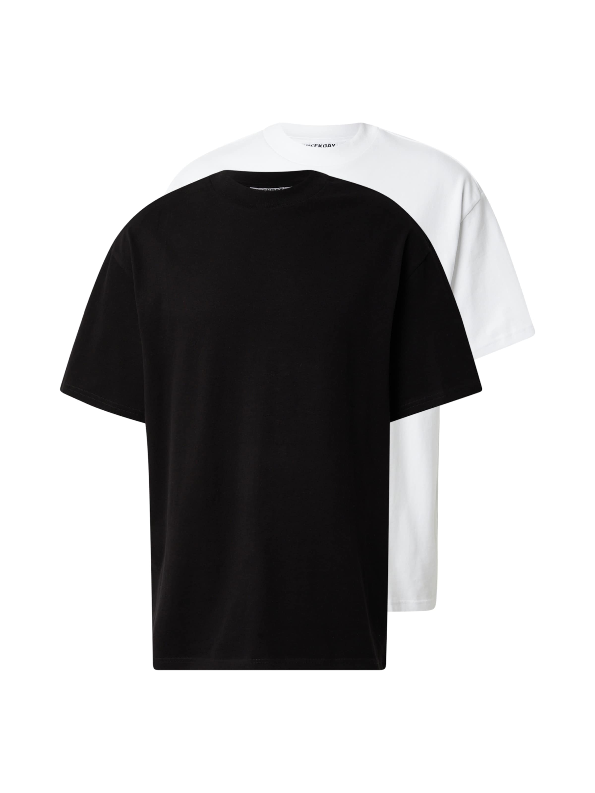 WEEKDAY - Camiseta 'Great' en negro: frente