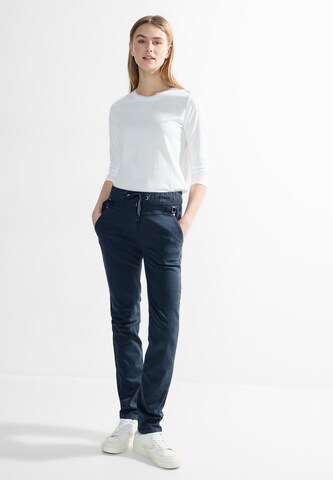 CECIL Slim fit Pants in Blue