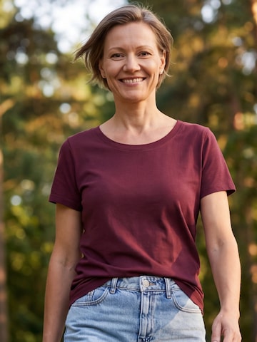 Life-Tree Shirt 'Basic' in Red