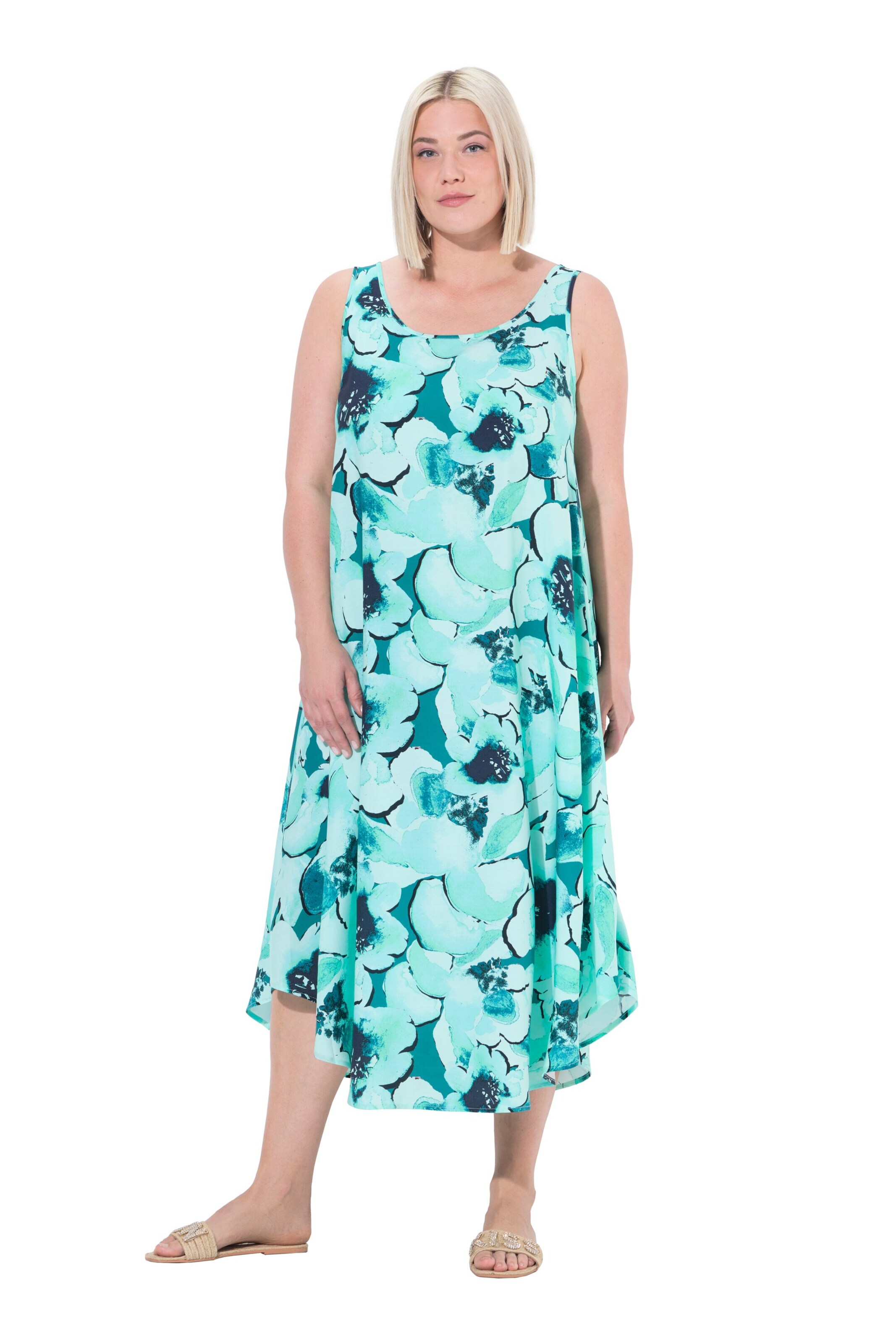 Ulla Popken Zomerjurk in Blauw: voorkant