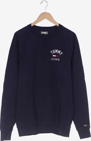 Tommy Jeans Sweatshirt & Zip-Up Hoodie in L in Blue: front