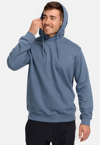 INDICODE JEANS Sweatshirt 'Simpson' in Blauw: voorkant