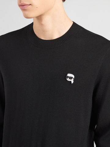 Karl Lagerfeld Neulepaita 'Ikonik 2.0' värissä musta