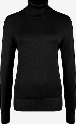 Oxmo Rollkragenpullover 'Wina' in Schwarz: predná strana