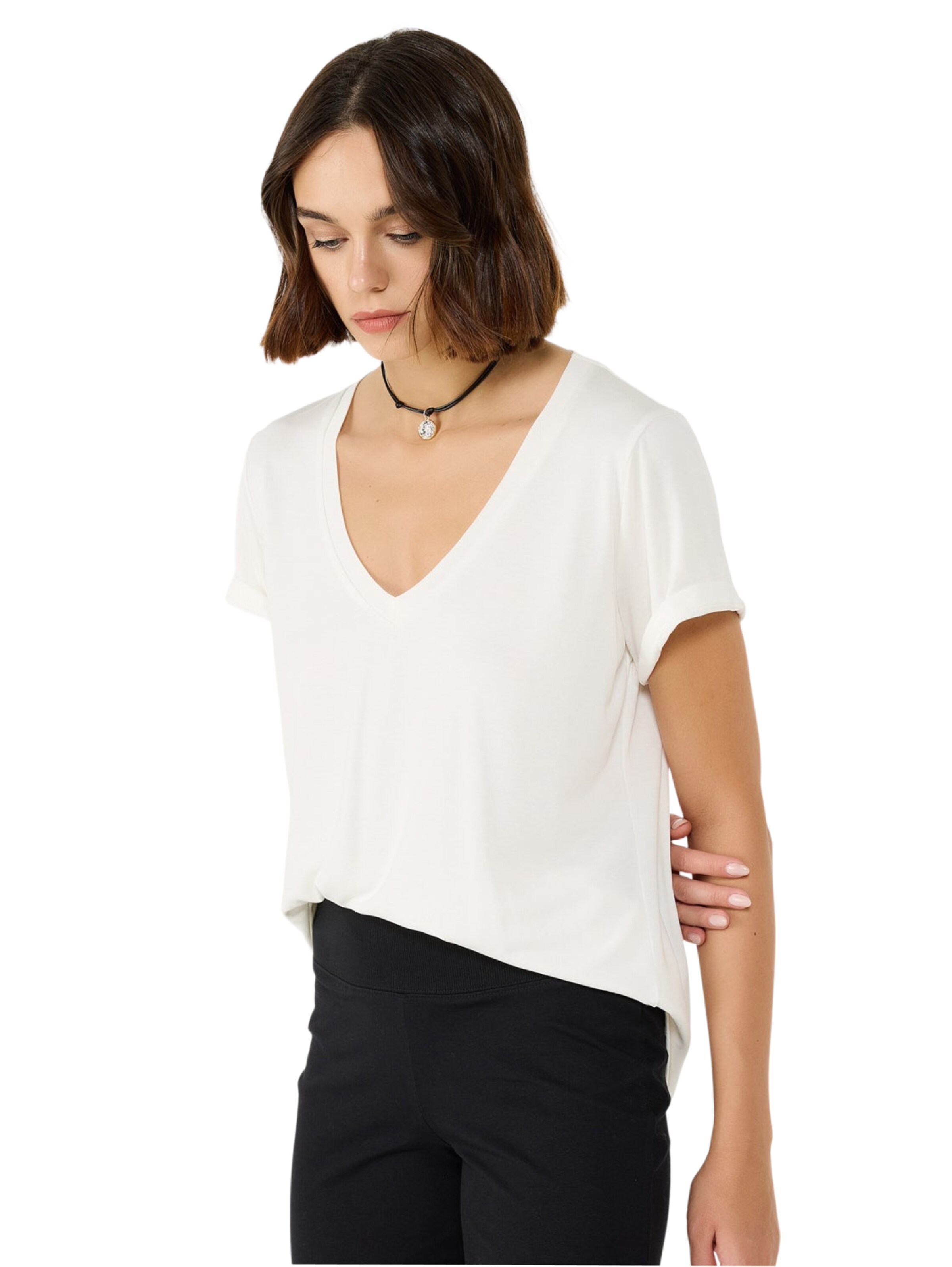 T-shirt No Matter What en blanc