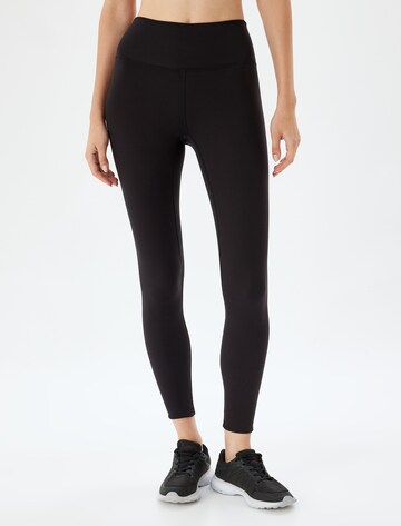 Koton Skinny Leggings in Black: front