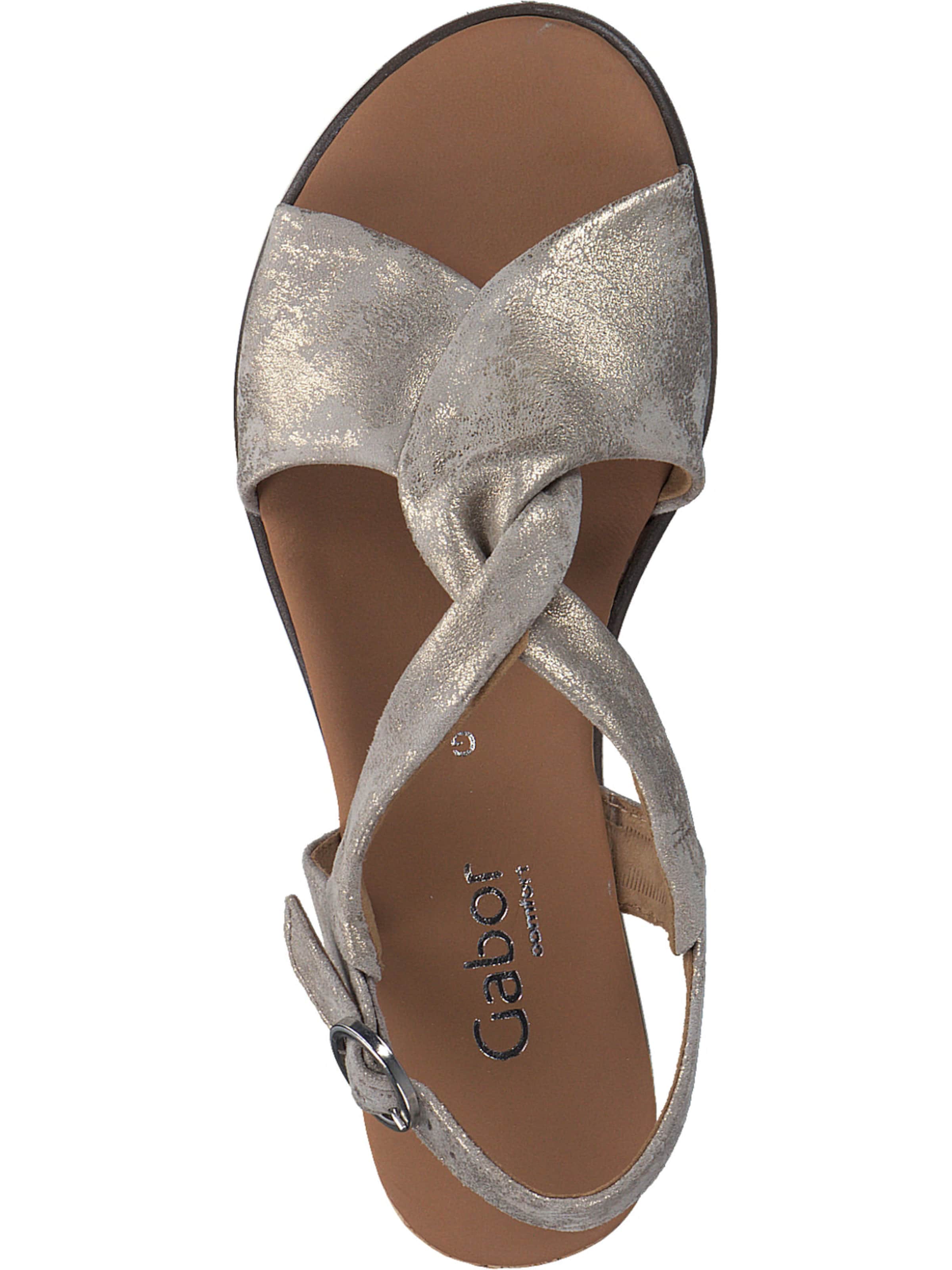 GABOR Sandale in Grau