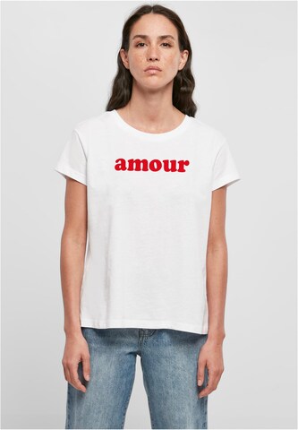 Tricou 'Amour' de la Days Beyond pe alb