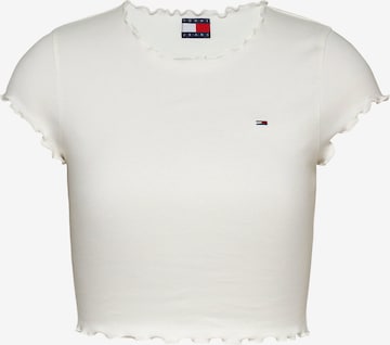 T-shirt Tommy Jeans en blanc : devant