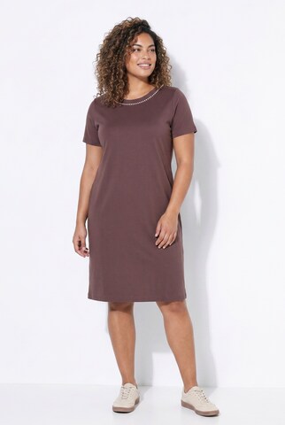MIAMODA Dress in Brown