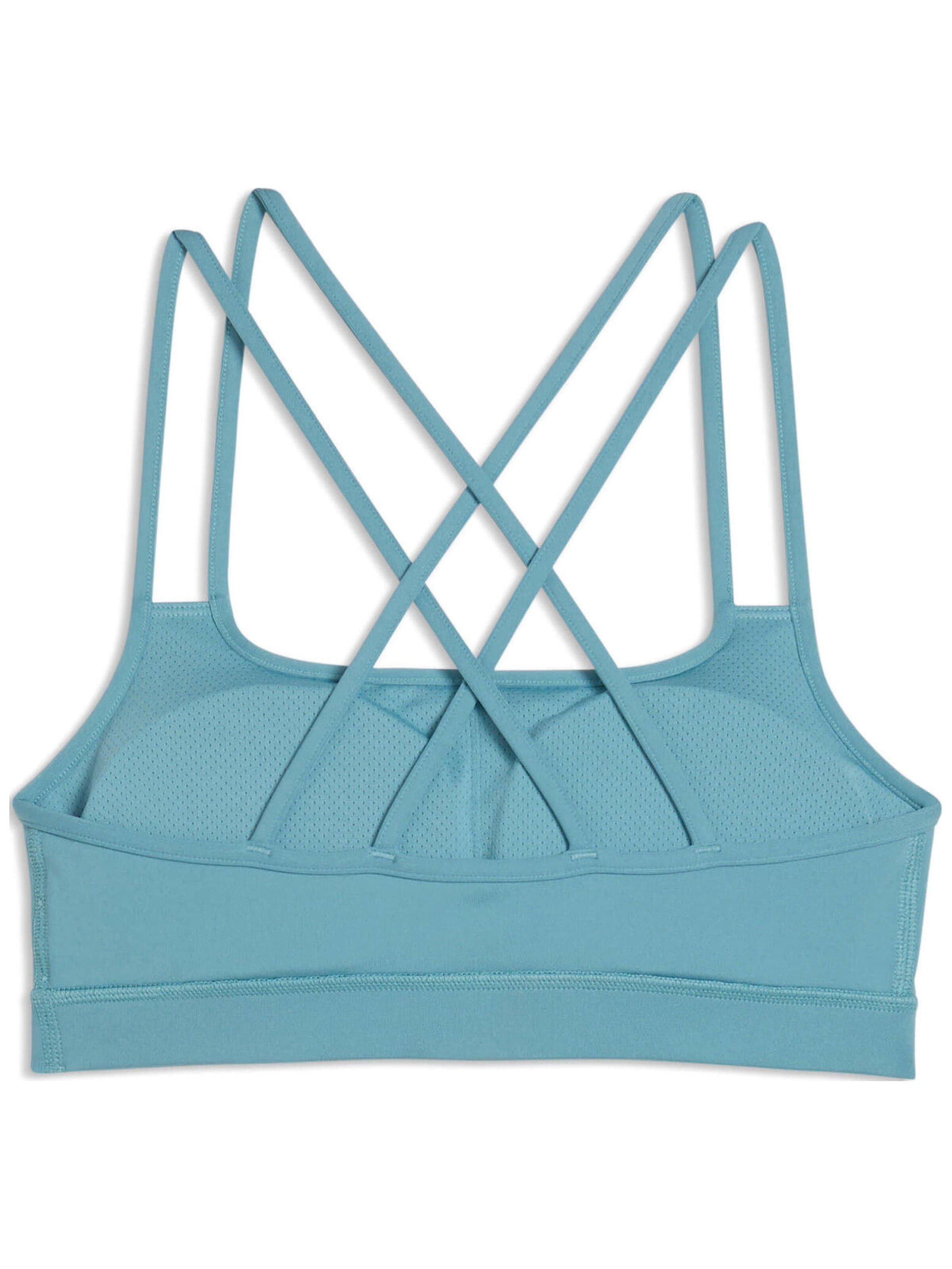 Top sportivo 'Puma Move Strappy Bra' di PUMA in blu