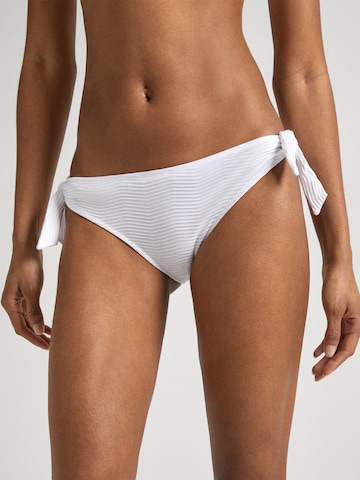 Pepe Jeans Bikini Bottoms in White: front