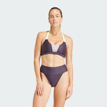 Bustier Bikini de sport ADIDAS SPORTSWEAR en violet : devant
