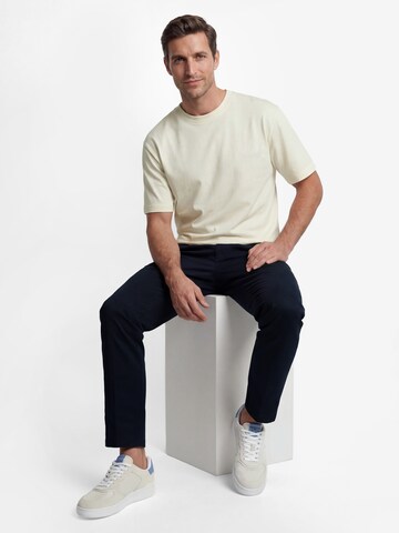 bugatti Tapered Pleat-Front Pants in Blue