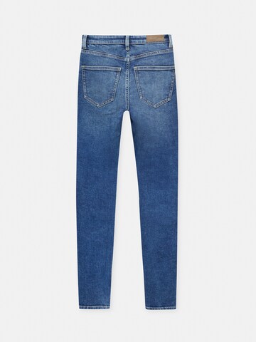 Pull&Bear Skinny Jeans i blå