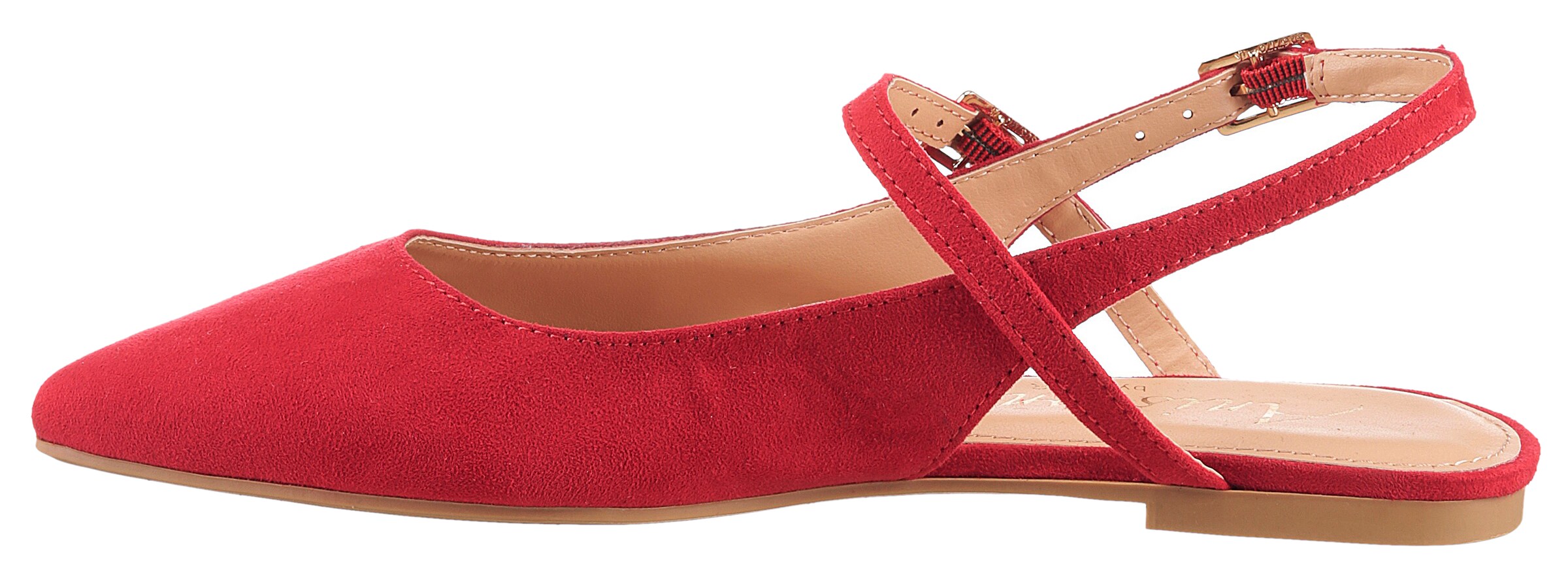Aniston Riemchenballerina in Rot: Vorderseite