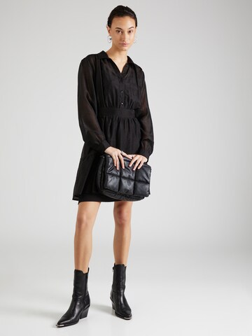 MSCH COPENHAGEN - Vestido camisero en negro