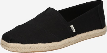 TOMS Espadrill 'ALPARGATA ROPE' i svart: framsida