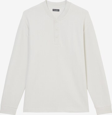 Marc O'Polo Shirt 'Serafino' in Wit: voorkant