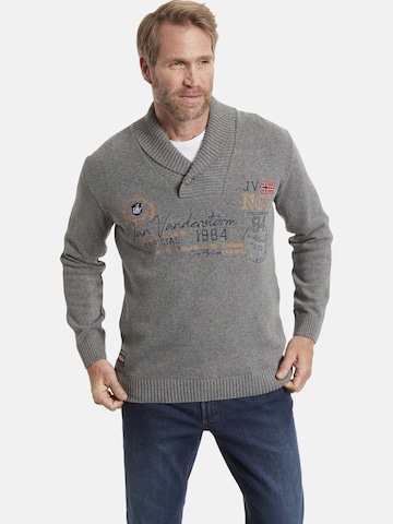 Jan Vanderstorm Sweater 'Hamar' in Grey: front