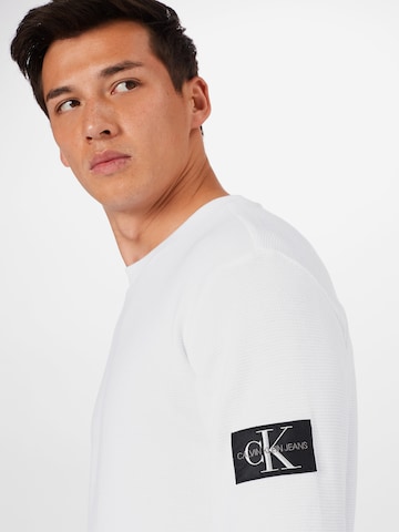 Calvin Klein Jeans regular Bluser & t-shirts i hvid
