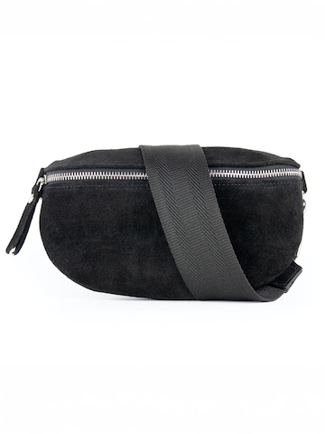 Sacs banane 'ARIA small' lePelou en noir : devant