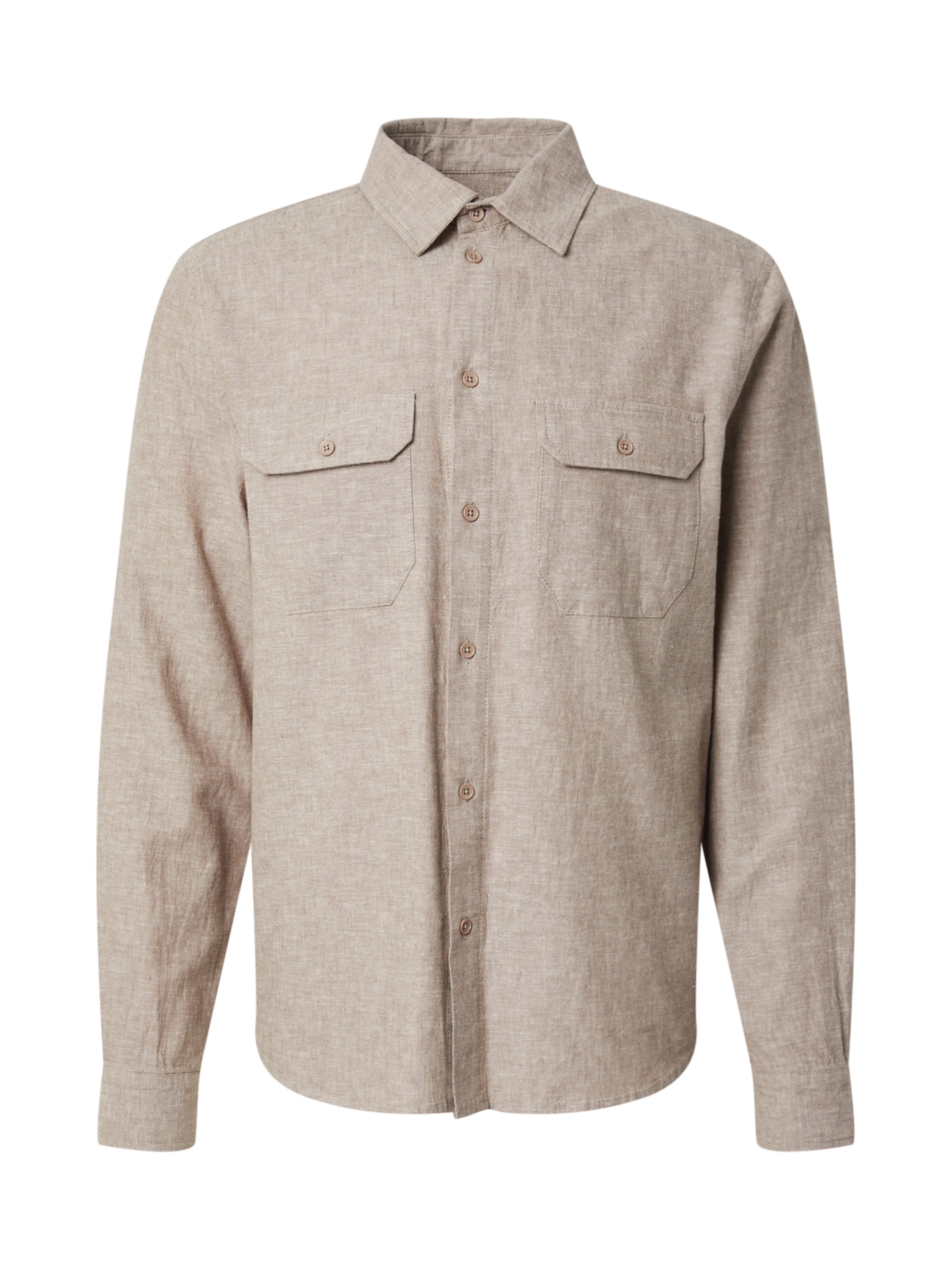 DAN FOX APPAREL Camisa 'Enrico' en moca, Vista del producto