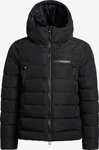 khujo Winter Jacket 'Milow' in Black: front
