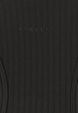 Athlecia Bustier Sport-BH 'Aliya' in Schwarz