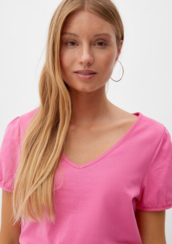 QS Koszulka w kolorze różowy