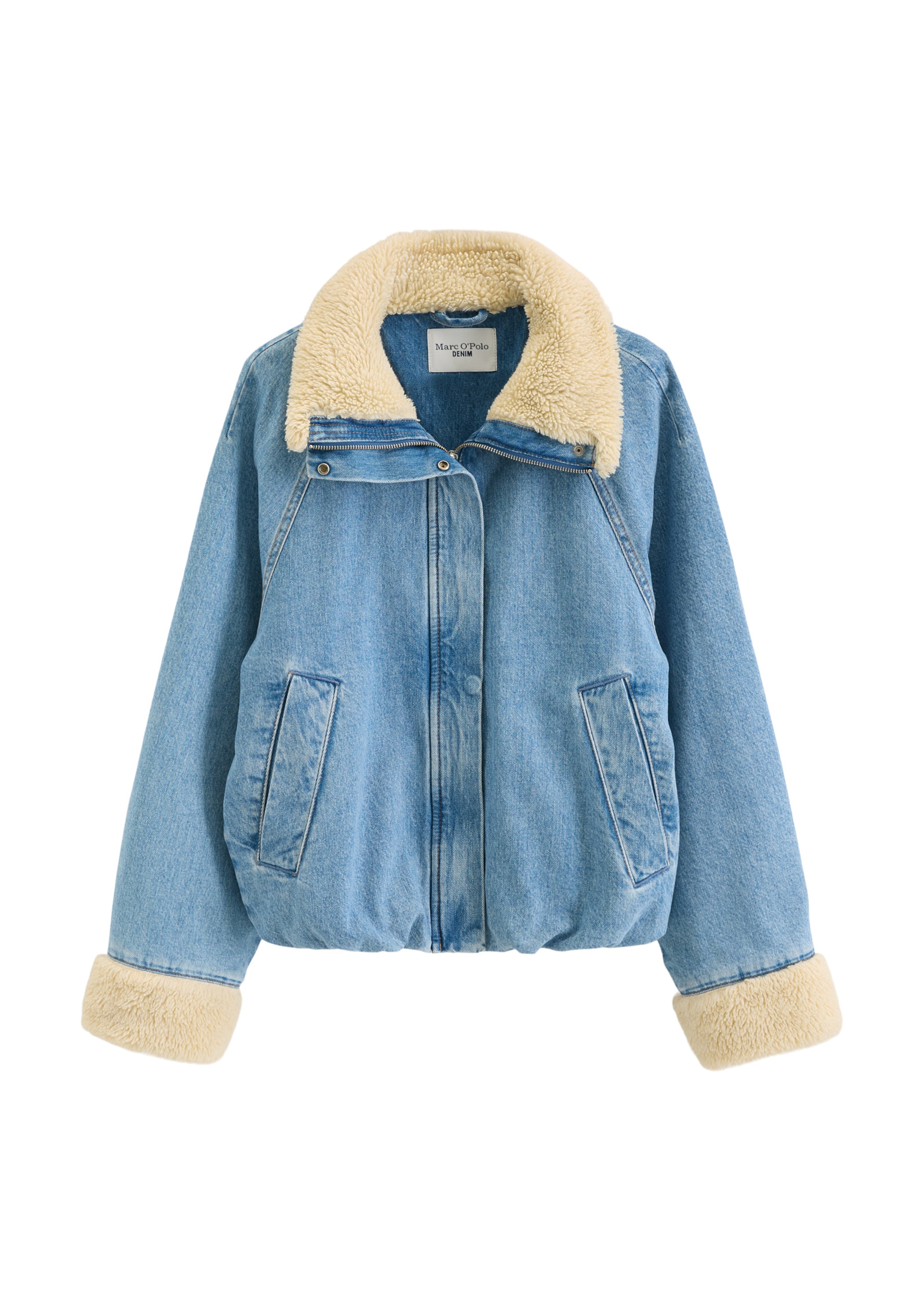 Marc O'Polo DENIM Tussenjas in Blauw: voorkant