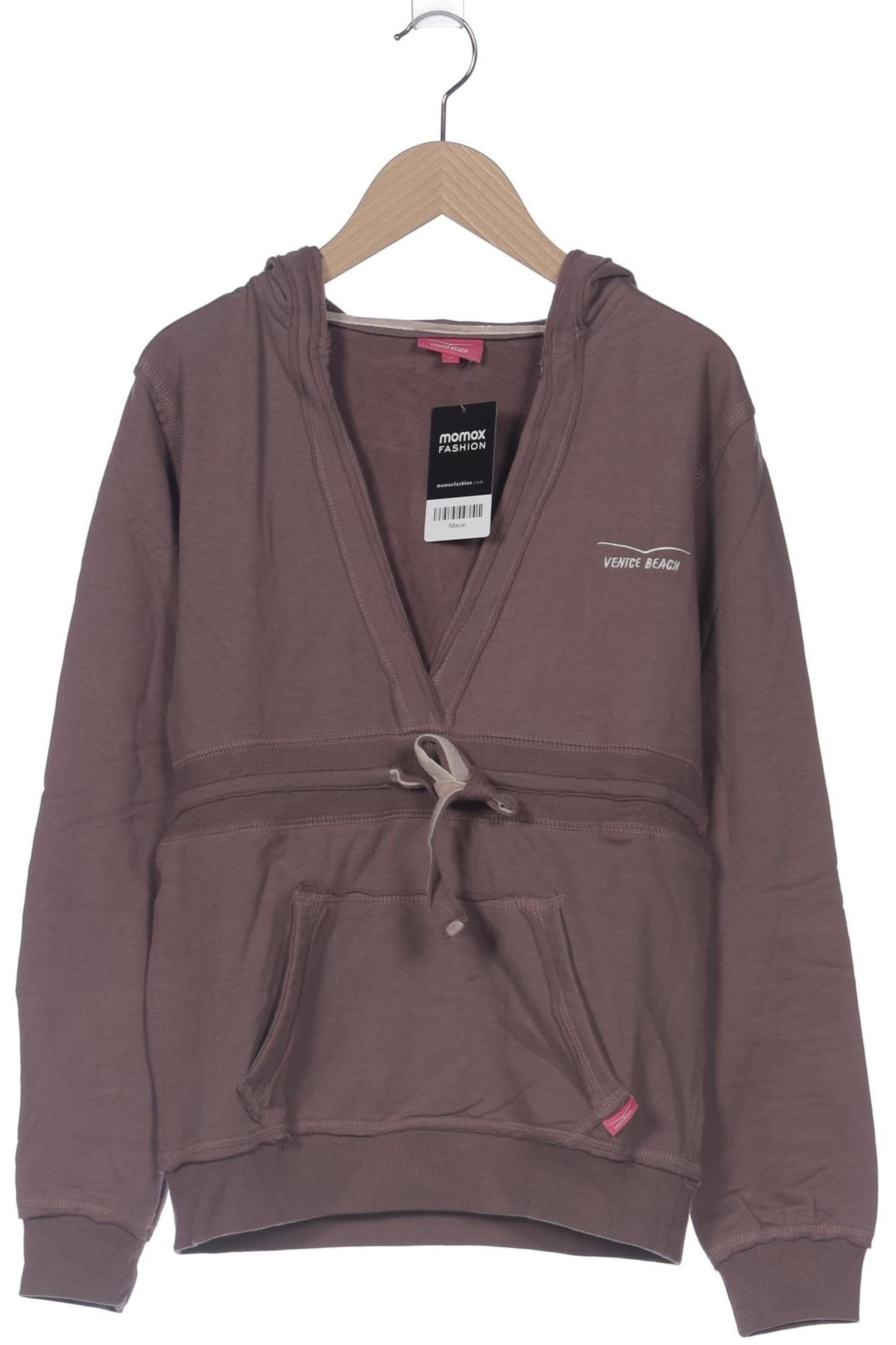 VENICE BEACH Sweatshirt & Zip-Up Hoodie in S in Brown: front