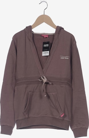 VENICE BEACH Sweatshirt & Zip-Up Hoodie in S in Brown: front