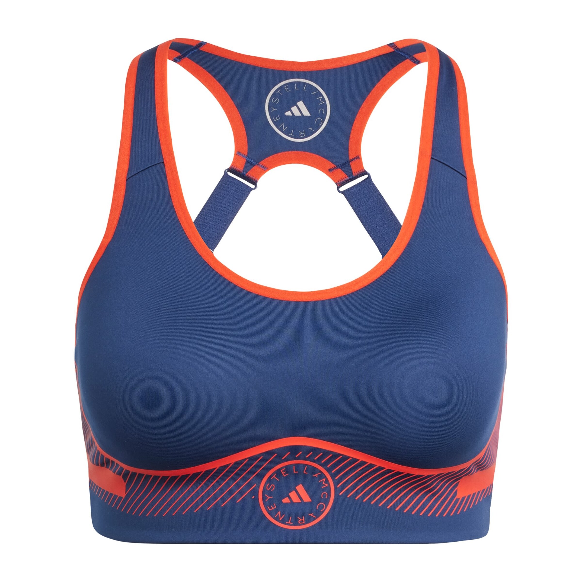 Soutien-gorge de sport 'TruePace' ADIDAS BY STELLA MCCARTNEY en bleu : devant