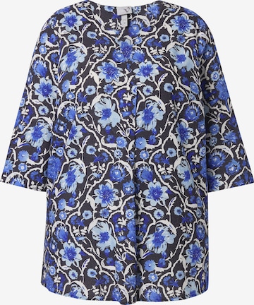 Ulla Popken Tunika in Blau: Vorderseite