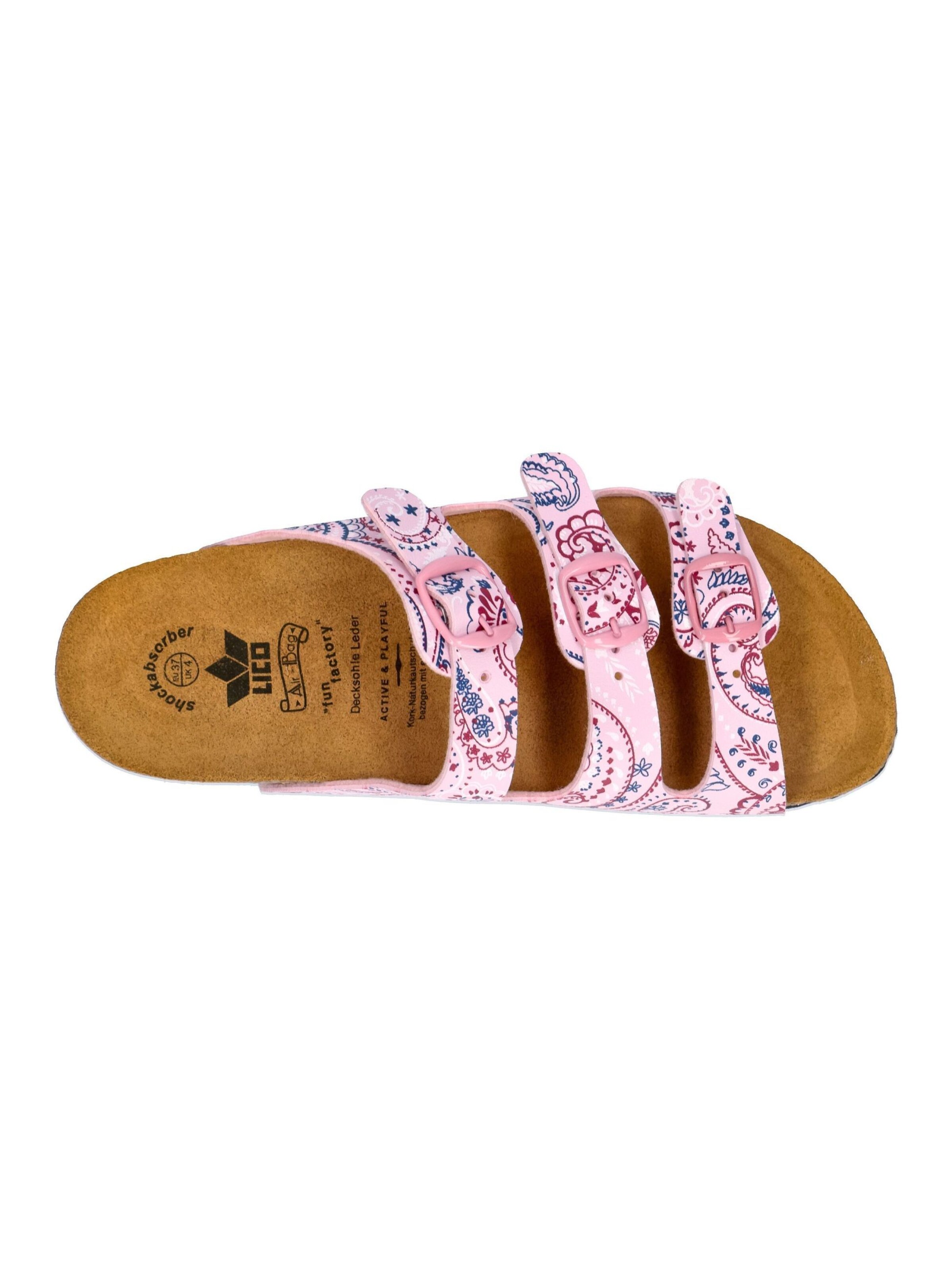 LICO Pantolette 'Bioline Power' in Pink