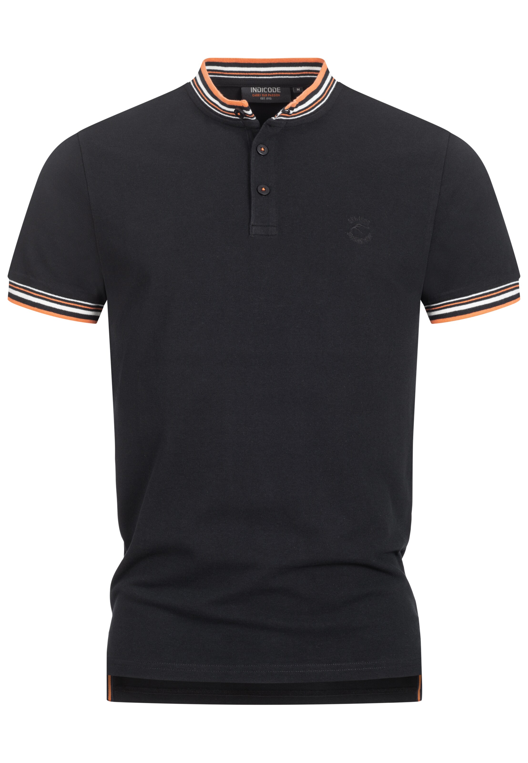 INDICODE JEANS T-Shirt in Schwarz: Vorderseite