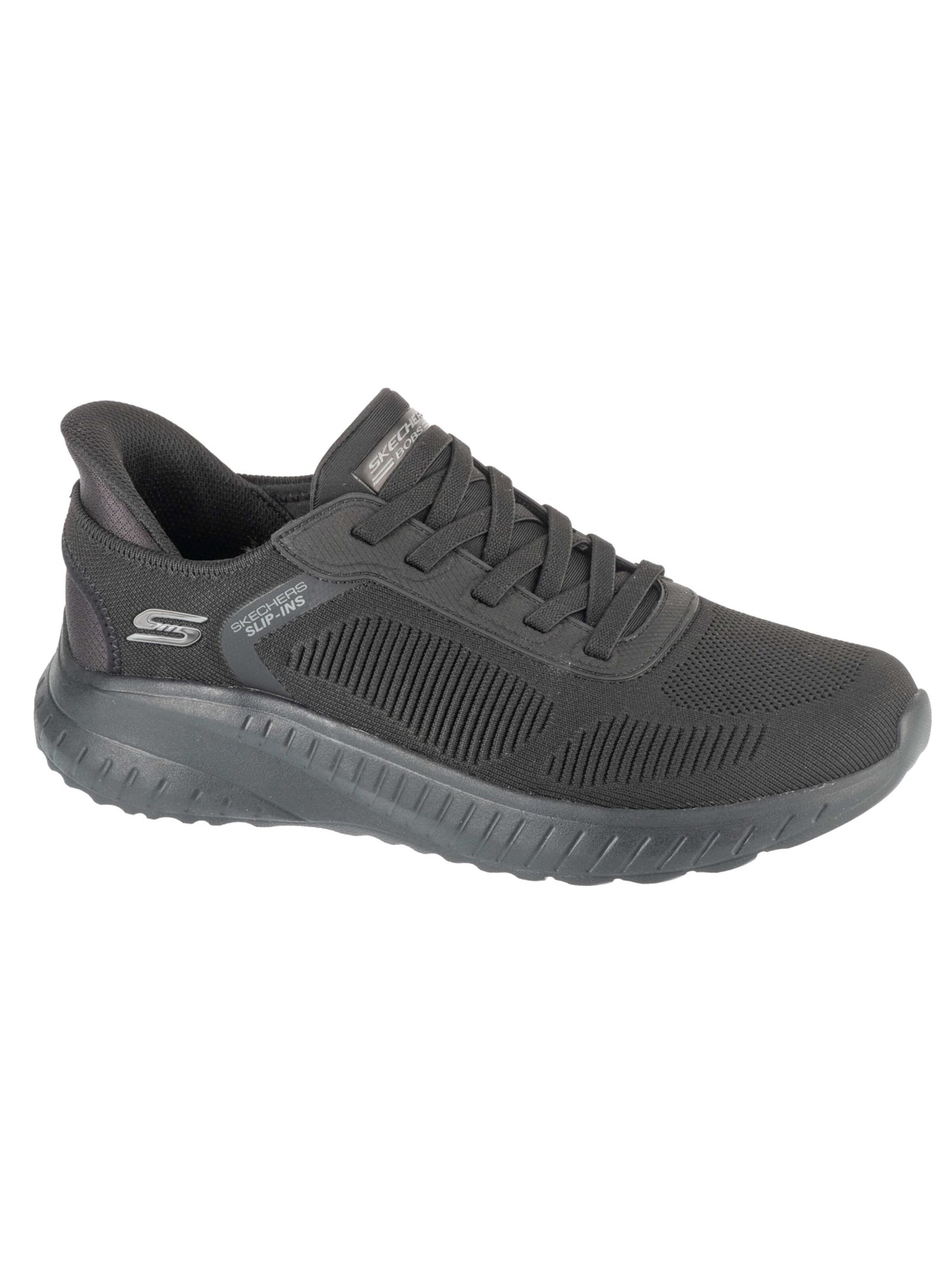 SKECHERS Matalavartiset tennarit 'BOBS Squad Chaos - Solid Step' värissä musta