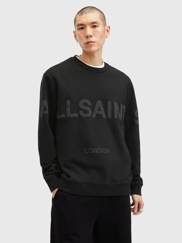 AllSaints Sweatshirt 'BIGGY' in Black: front