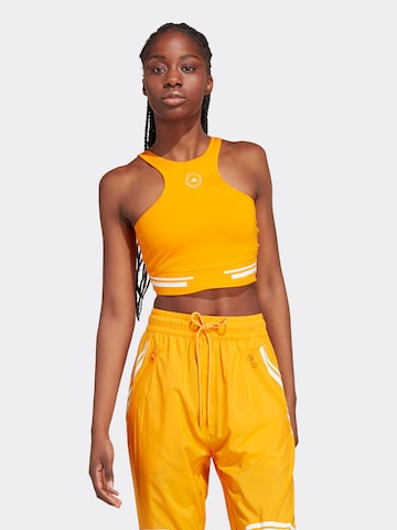 ADIDAS BY STELLA MCCARTNEY Bralette Sports Bra 'Truepace ' in Orange: front