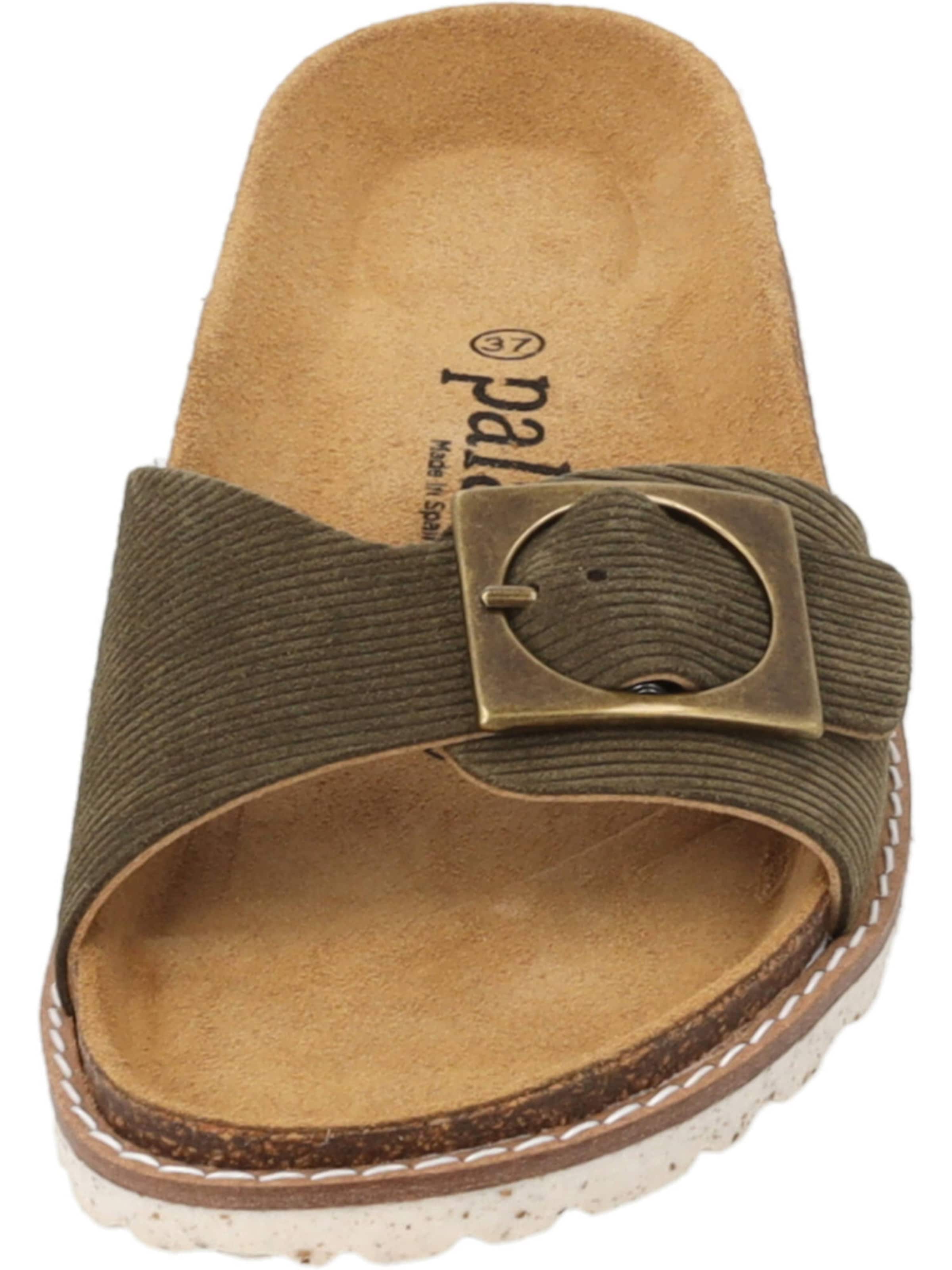 Palado Pantoletten 'Sardo Corda' in Grün