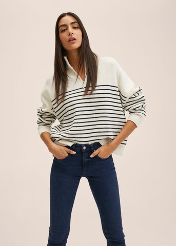 MANGO Skinny Farmer 'Pushup' - kék