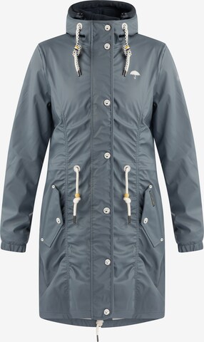 Schmuddelwedda Raincoat in Blue: front