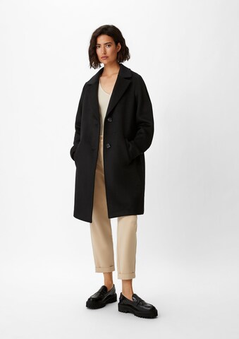 Manteau mi-saison comma casual identity en noir