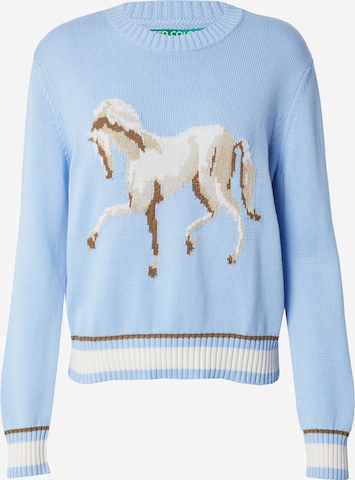 Pullover di UNITED COLORS OF BENETTON in blu: frontale