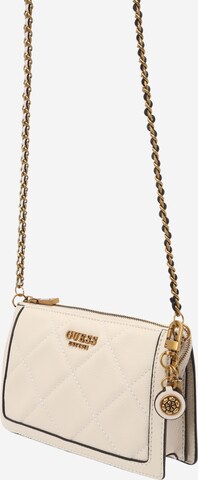 Sac à bandoulière 'Abey' GUESS en beige : devant