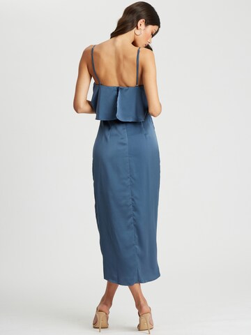 Chancery Abendkleid 'Ivy' in Blau: Rückseite