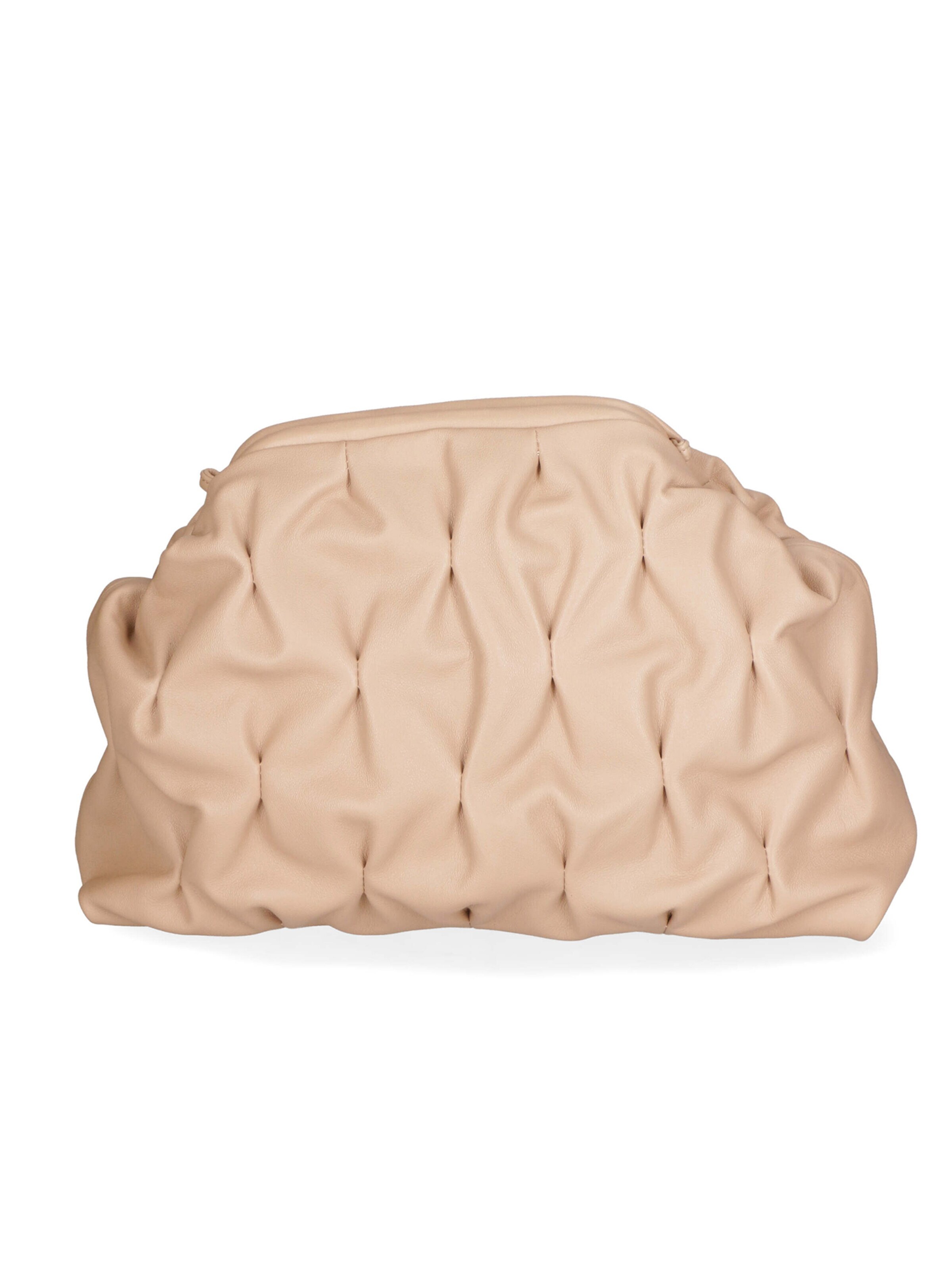 Pochette 'Pochette Verona in Pelle Sauvage - Tracolla Regolabile Made in Italy' di Gave Lux in beige: frontale